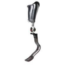 3S80液压膝关节和1E90竞技型碳纤弹性脚板|运动假肢